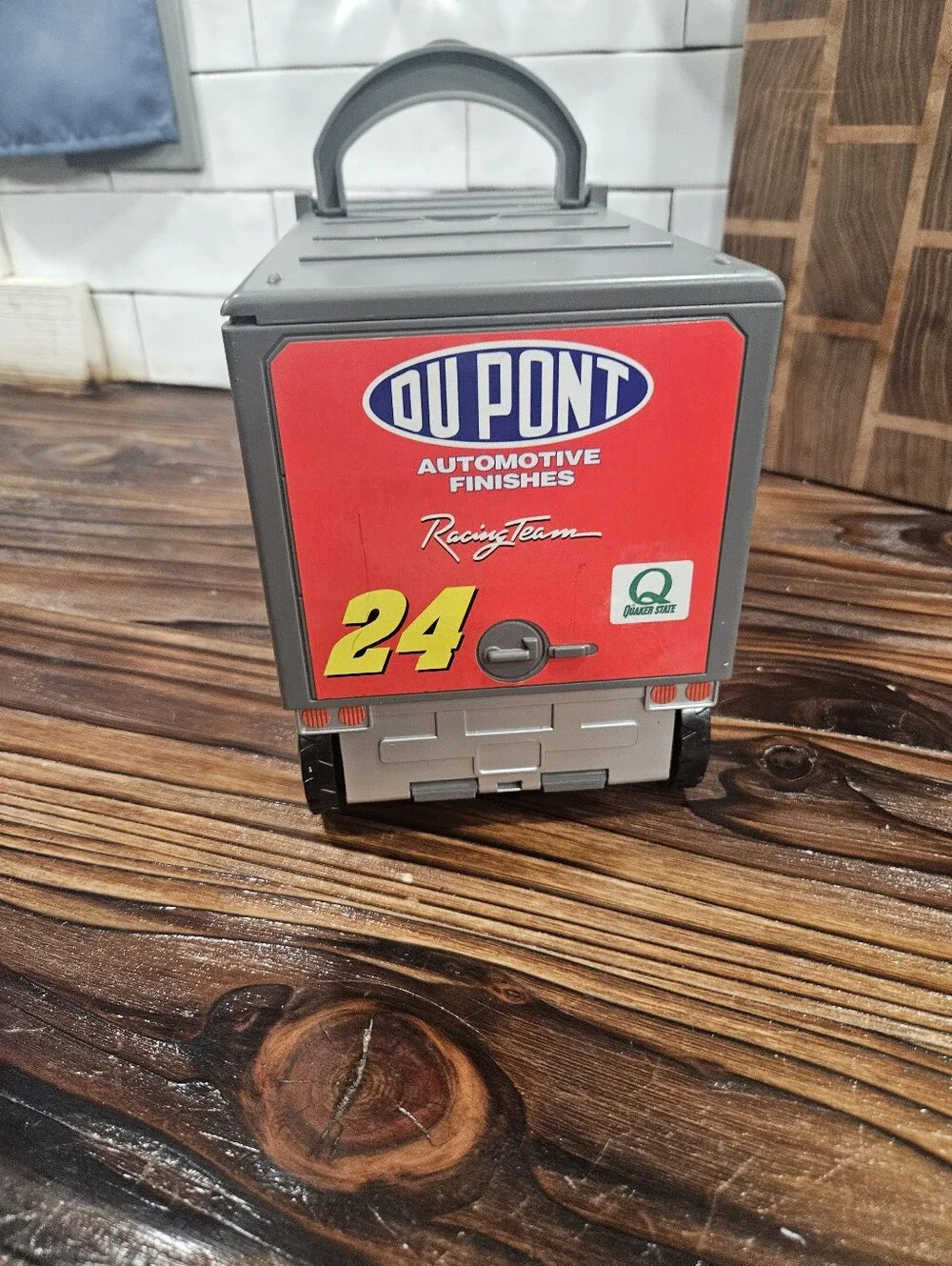 DuPont Nascar Micro Machines Semi Truck Track Playset Jeff Gordan Hasbro